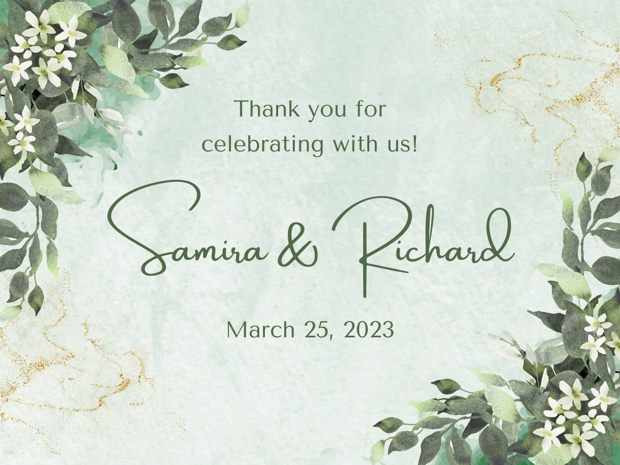 Custom Printed 3 x 4" Photo Labels for Weddings or Events