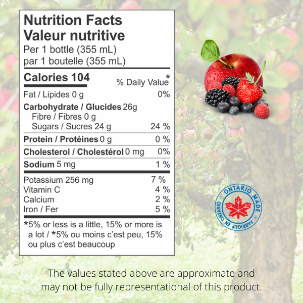 Apple Berry Cider Splash - 355ml