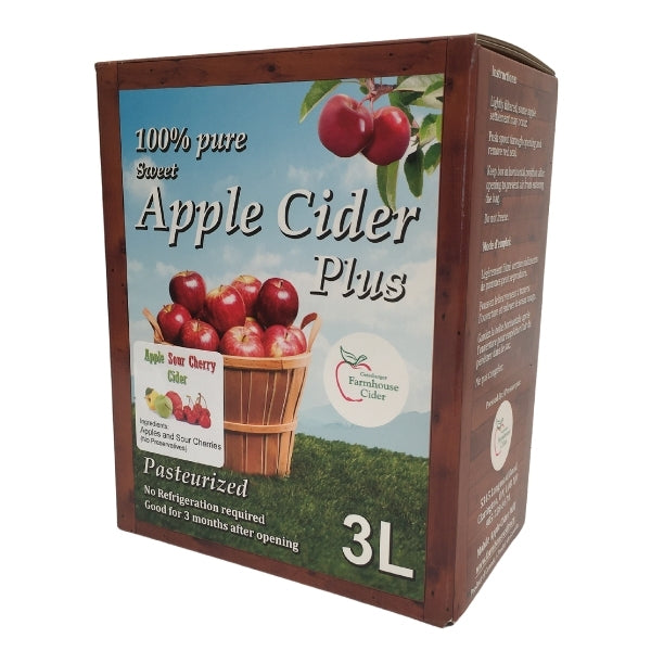 Apple Sour Cherry Cider - 3 Litre (Bag-in-Box)