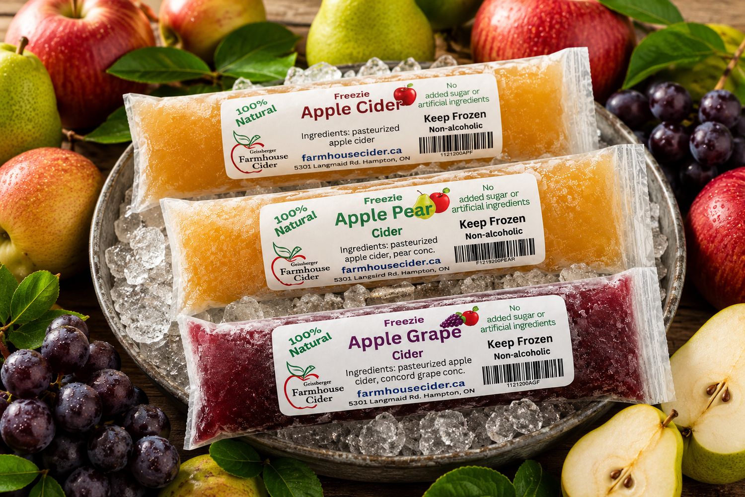 Natural Cider Freezies!