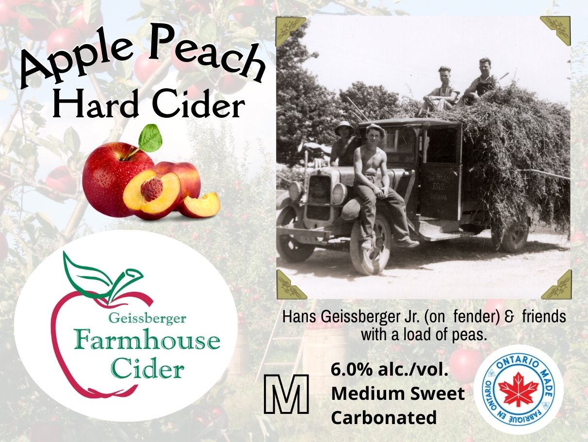 Store Craft Apple Peach Hard Cider - Bubbles
