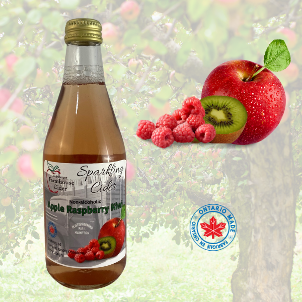 Sparkling Apple Raspberry Kiwi Cider – Geissberger Farmhouse Cider