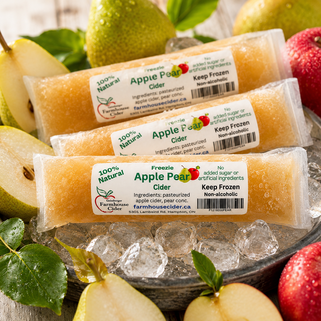 Freezie - Apple Pear Cider (Non-alcoholic)