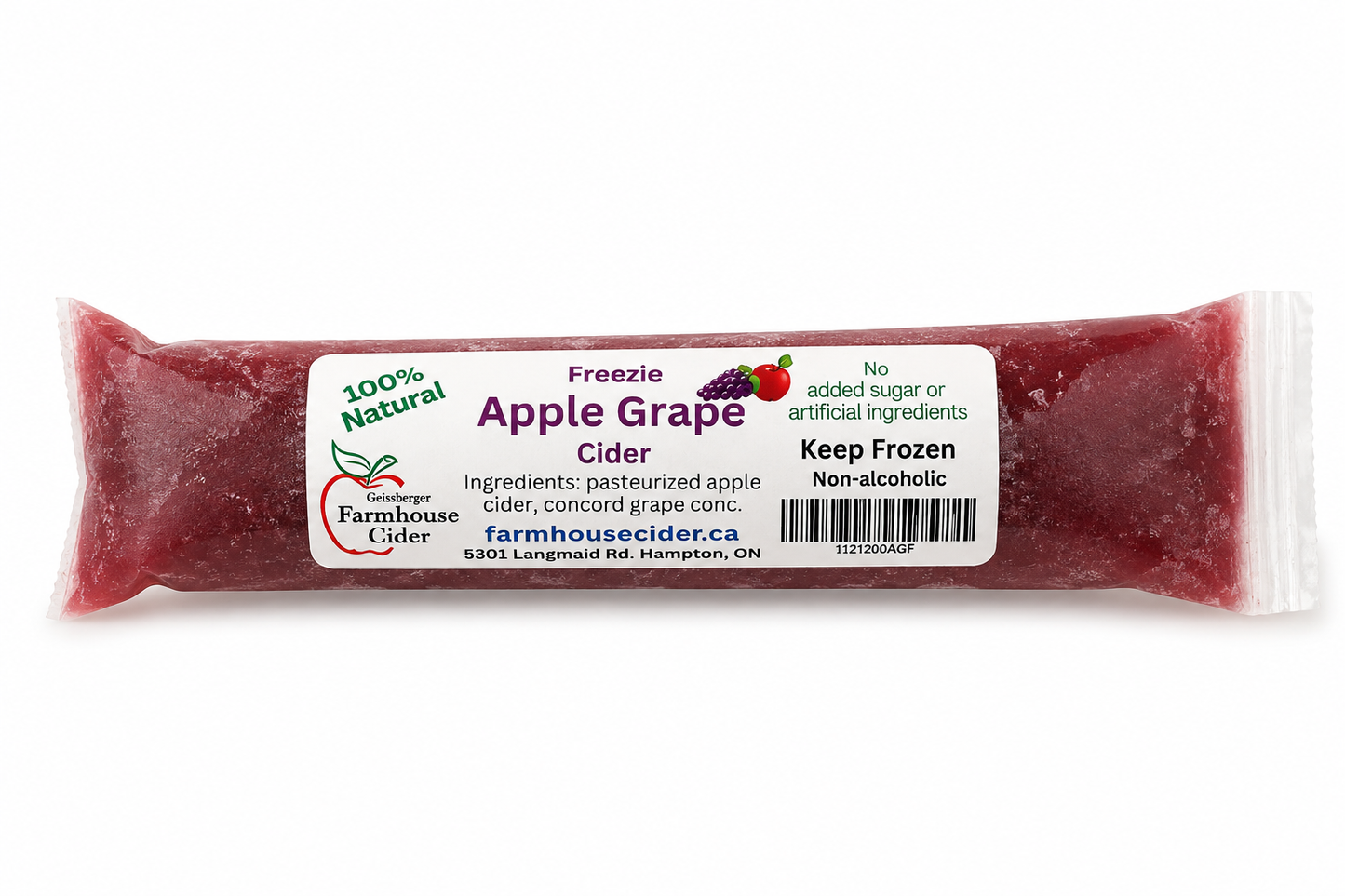 Apple Grape Cider Freezie (Non-alcoholic)