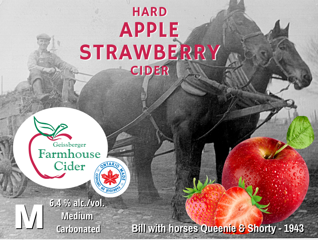 Craft Apple/ Strawberry Hard Cider - Bubbles